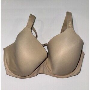Aerie Women's Smoothez Full Coverage Lightly Lined Bra Sands Size 34DD Support